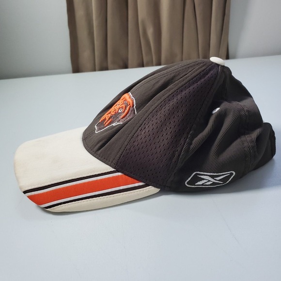 Cleveland Browns Reebok Hat Men Adjustable Bulldog Logo Cream Brown NFL Fan - Picture 4 of 10